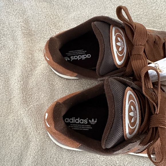adidas Campus '00s Dark Brown/Preloved Brown/White Youth Size 4 1/2 - Picture 8 of 13